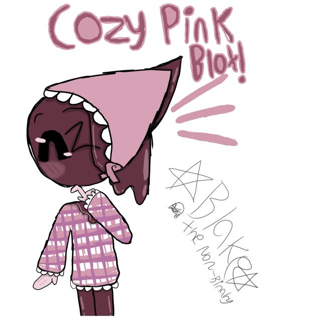 cozy pink blot skin