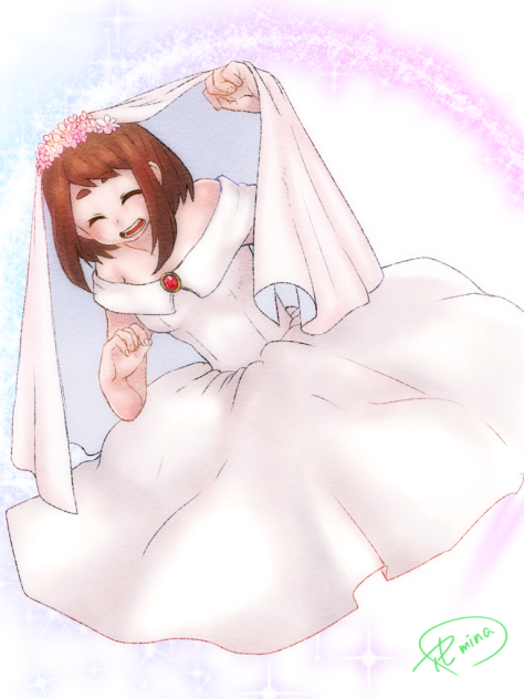 麗日お茶子 ウェディングドレス