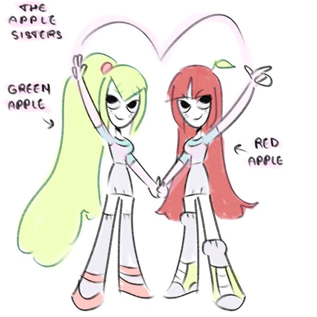 apple sisters sketch