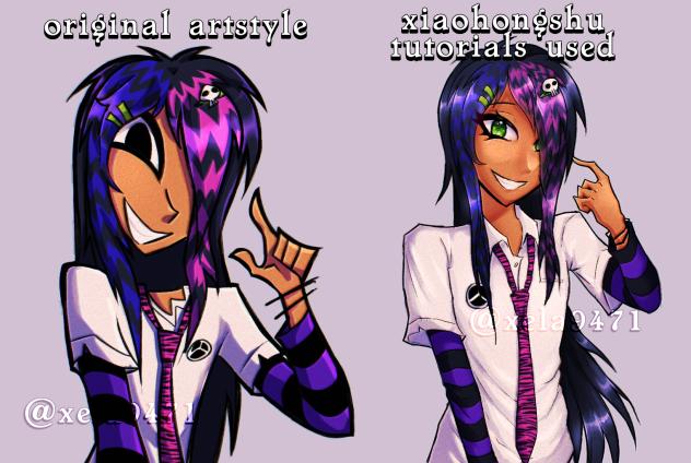 art style comparison 🎉