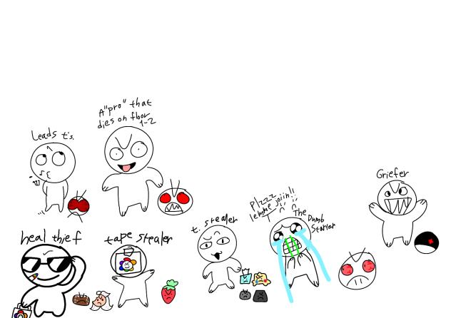 types of dumb bad players in DW