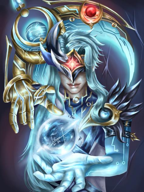 False Moon god Dottore (Genshin)