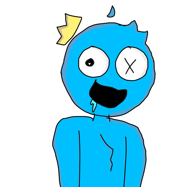 Rainbow friends ( blue )