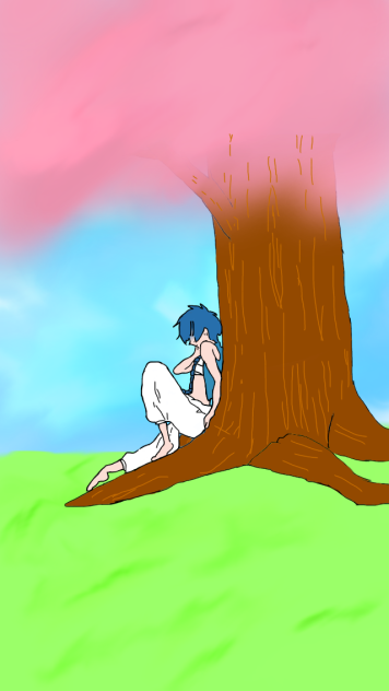 線画 塗らせていただいた