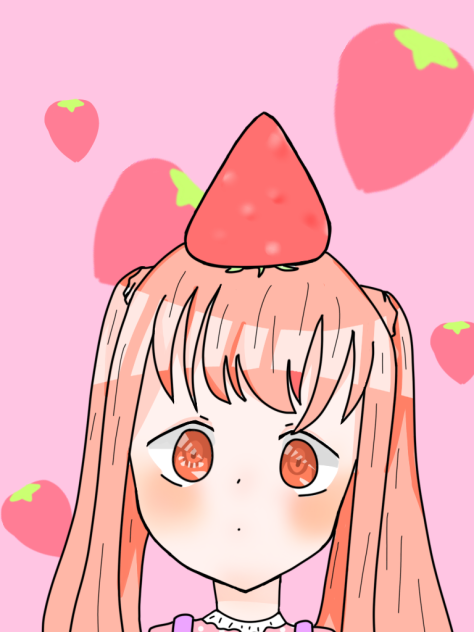 苺と女の子