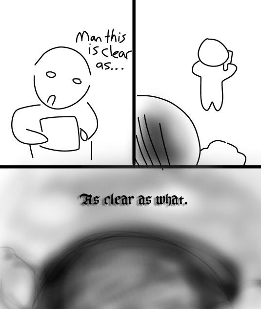 As clear as day