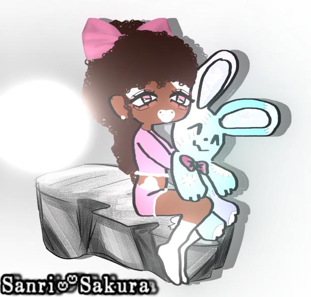 Girl with bunny
