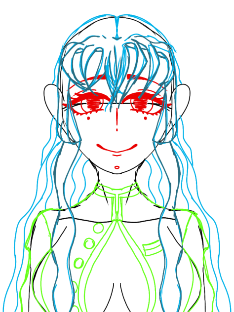 mitsuri Kanroji sketch(hair down)
