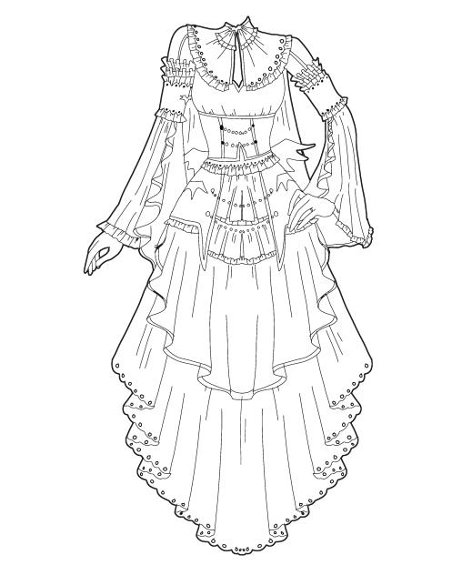 Clothing outline.