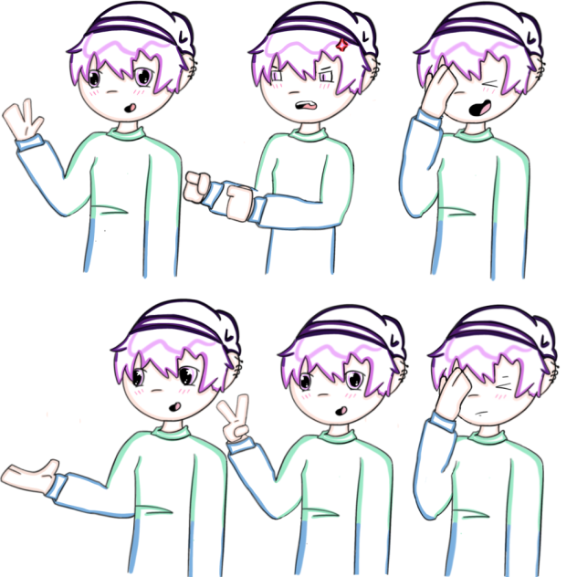 My oc Noah as a sprite