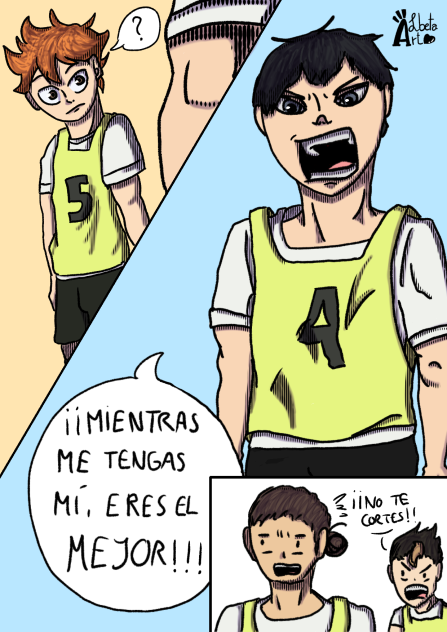 Eres el mejor_Kagehina fanart