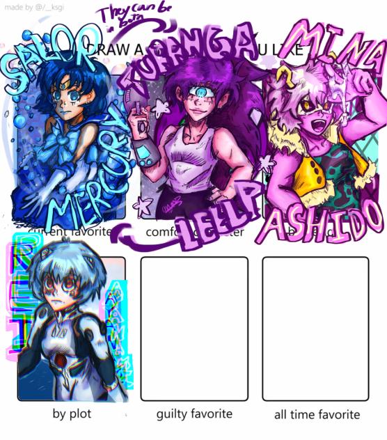 My Favorite characters (remake) part 3&4