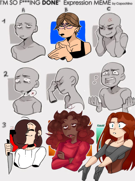 Expression meme collab