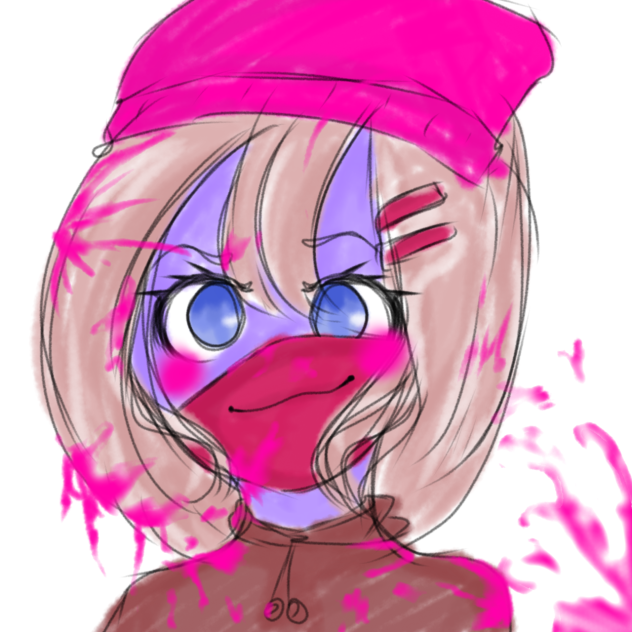 She lost in a painting contest-