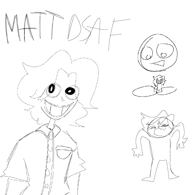tried drawing matt for first time