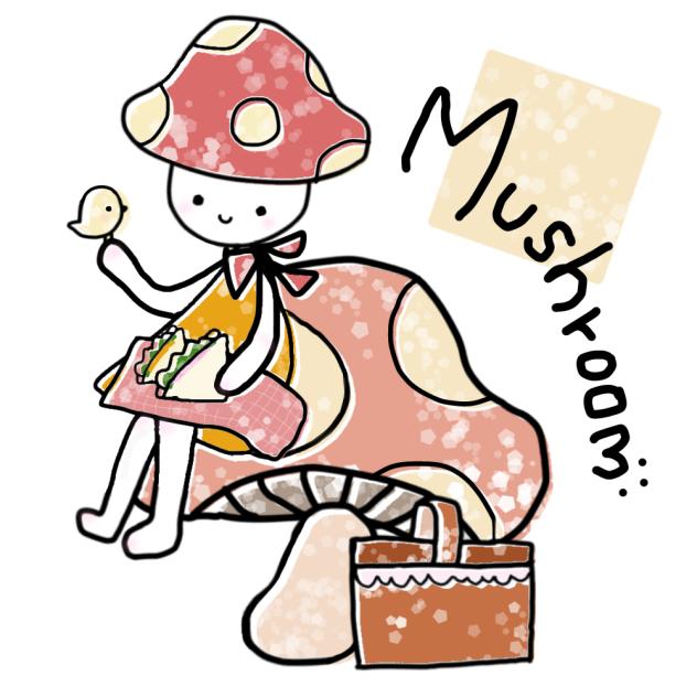 mushroom girl