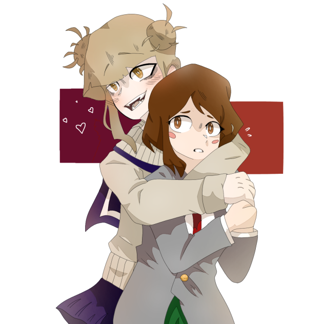 Toga and Ochako - ibisPaint