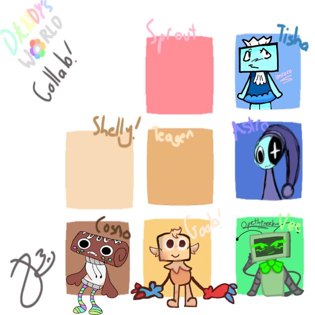 a dandys world collab also I ruined it