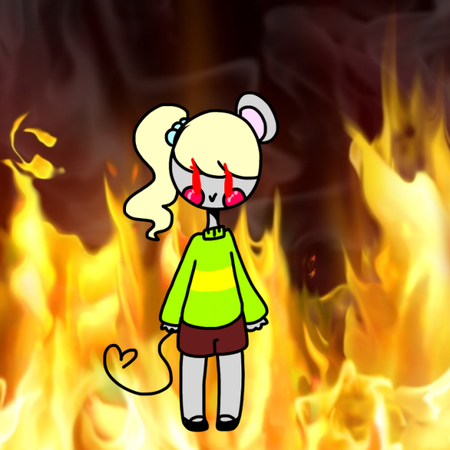 speed paint oc as chara (ft. mousey)
