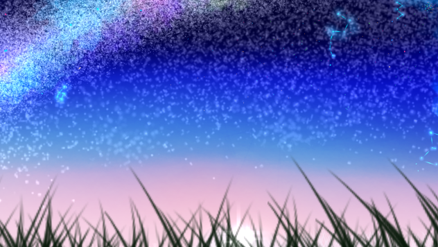 星空、明け方