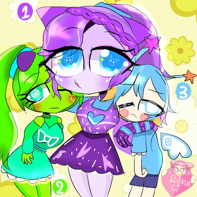 Choose,1or2or3💜💙💚