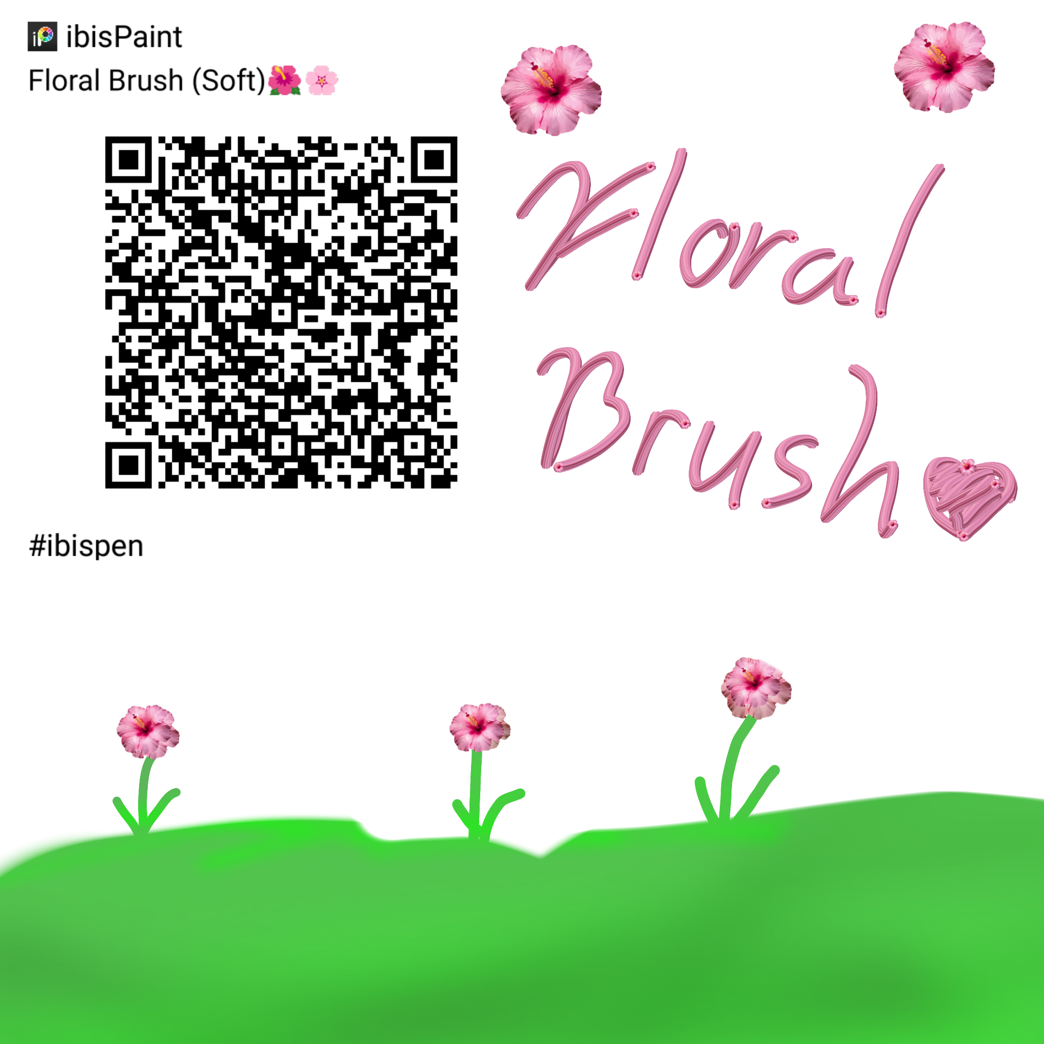 Floral brush-★ (Soft)🌺🌸 - ibisPaint