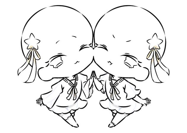 双子座ミニキャラ