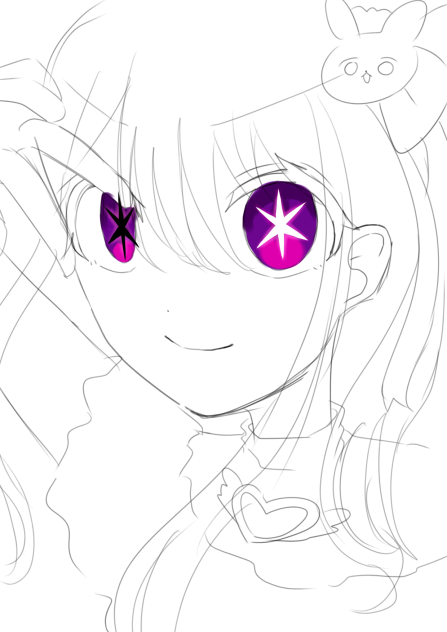 星野アイのラフ
