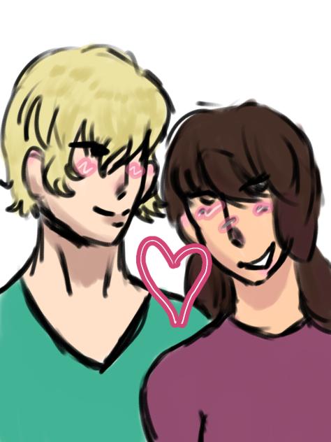 Cute couple - ibisPaint