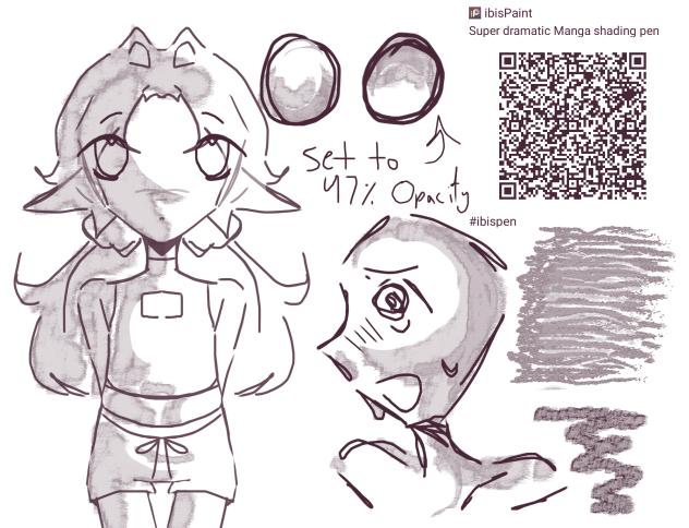 Manga Textured Shading Brush+Pen
