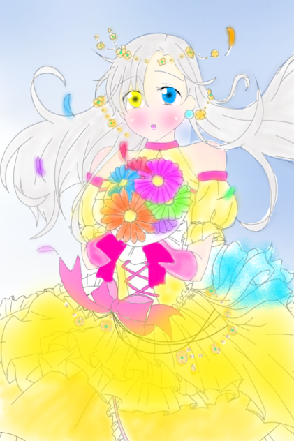 線画借りました〜エリザベスちゃん〜