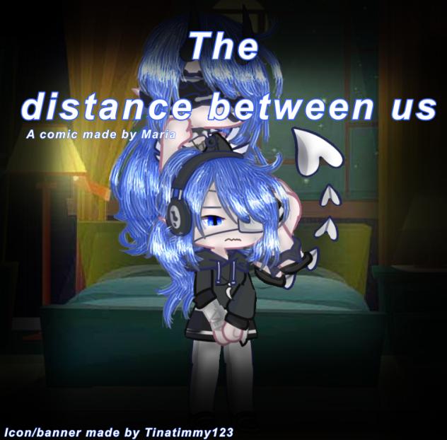 The distance between us icon and banner