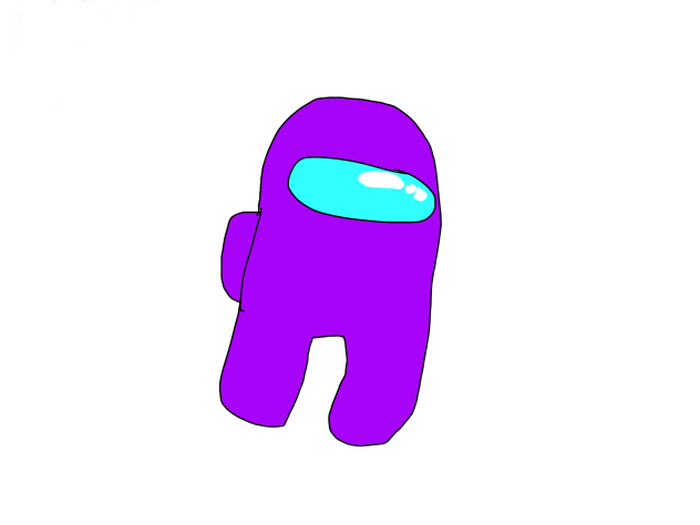 Among us purple player