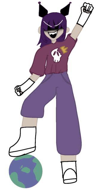 Kuromi 《But Human》Standing on the earth