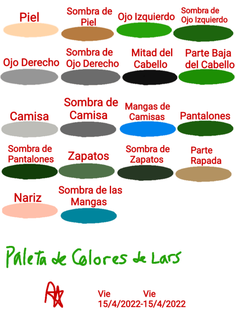 Paleta de Colores de Lars