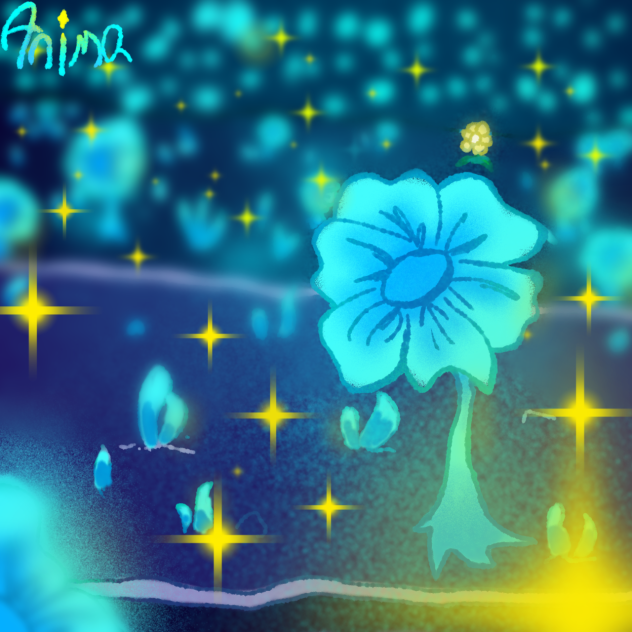 Waterfall 💙 - ibisPaint