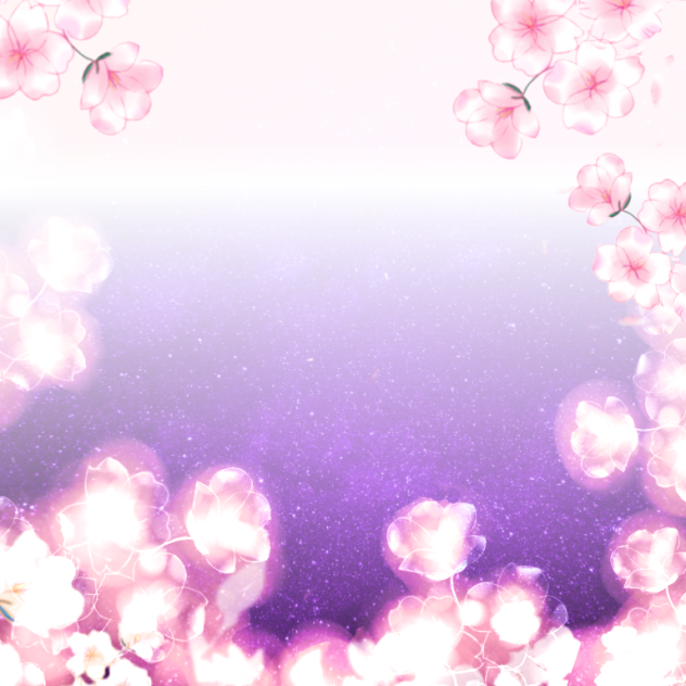 桜背景、紫