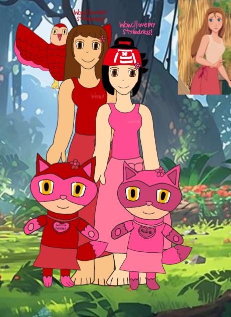 Wendy And Suzume Jungle Dress Style.