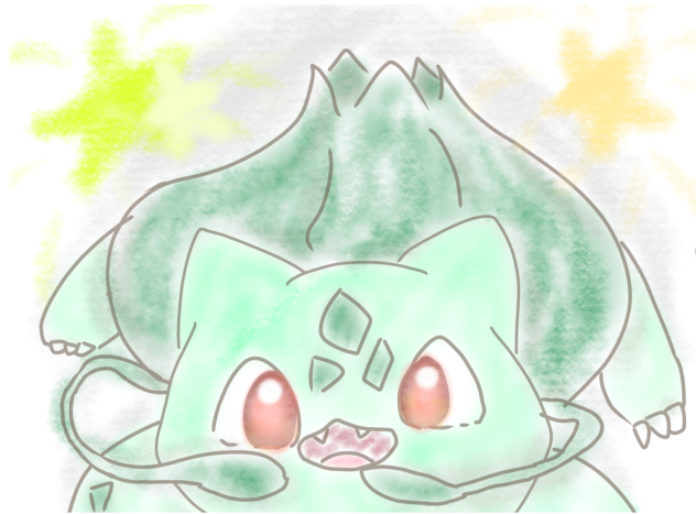 一応過去絵のフシギダネ🏵️