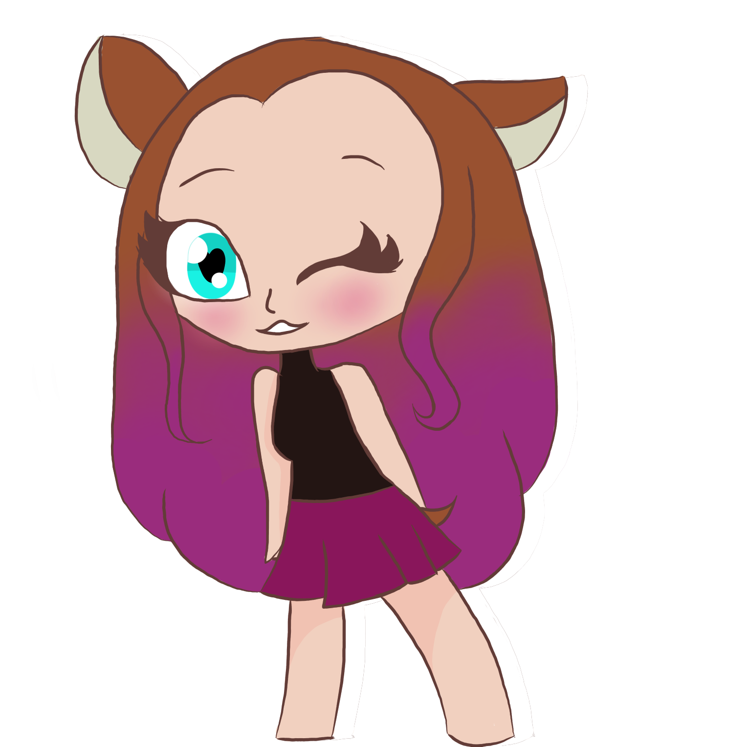 Chibi Athy Sticker ibisPaint