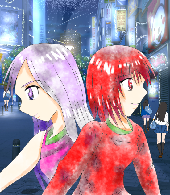 街中のクリスマス