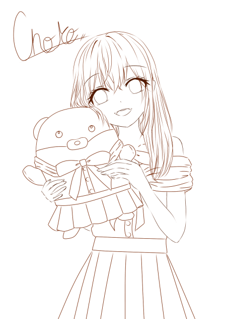 可愛ウソ♡《塗り絵》