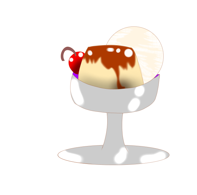 プリンアラモード