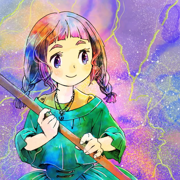 アルコールインク風ブラシのテスト