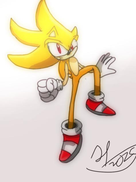 super Sonic meu novo estilo de arte