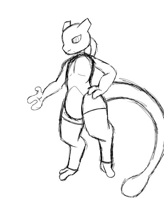 Milo the Mewtwo WIP 🚧
