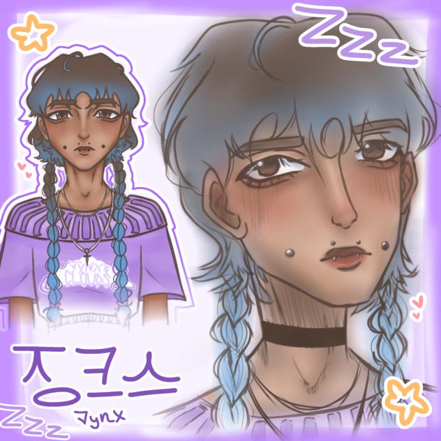 💜⭐️JYNX AS A SAJA BOY⭐️💜