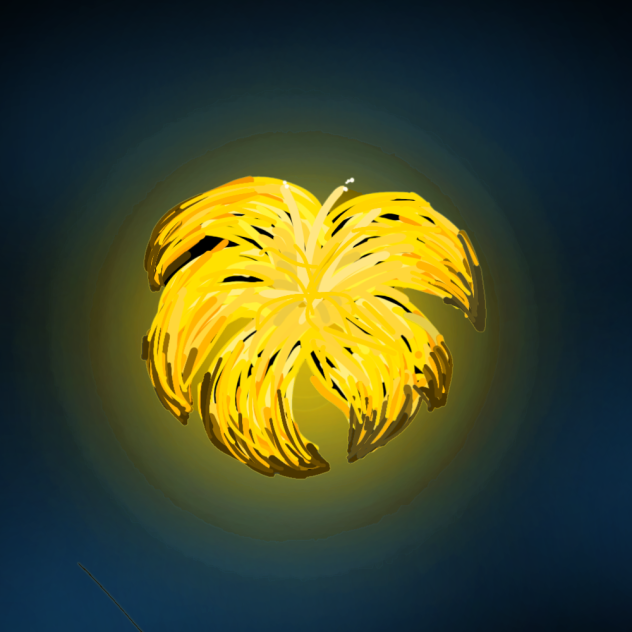 yellow flower - ibisPaint