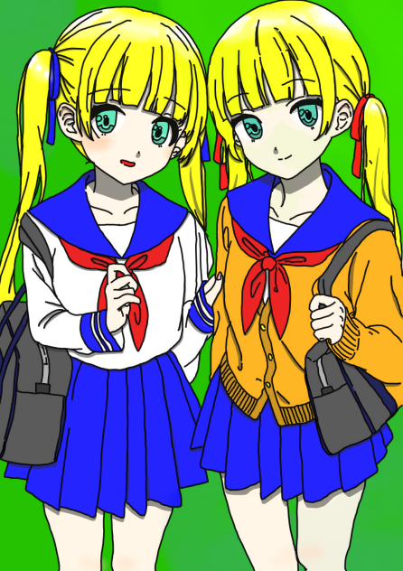 伝説の魔石と異世界少女　塗り絵
