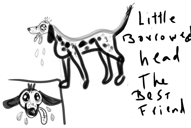 the little borrowed head the Best friend